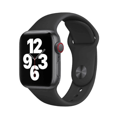 ساعت هوشمند اپل واچ سری SE 2021 مدل  40mm Aluminum Case with Sport silicone Band