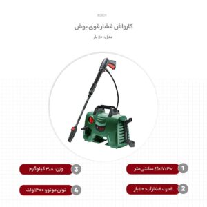 کارواش فشار قوی بوش مدل 110 بار
