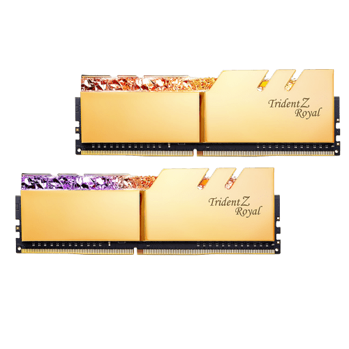 رم دسکتاپ DDR4 دو کاناله 4000 مگاهرتز CL18 جی اسکیل مدل TRIDENTZ ROYAL ظرفیت 64 گیگابایت