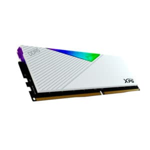 رم کامپیوتر DDR5 دو کاناله 5200 مگاهرتز CL38 ای دیتا ایکس پی جی مدل LANCER RGB WHITE DRAM MODULE ظرفیت 32 گیگابایت