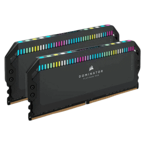 رم دسکتاپ DDR5 دو کاناله 6200 مگاهرتز کورسیر مدل Dominator Platinum RGB ظرفیت 32 گیگابایت