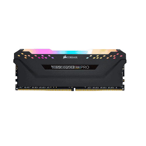 رم دسکتاپ DDR4 تک کاناله 3200 مگاهرتز CL16 کورسیر مدل VENGEANCE RGB ظرفیت 8 گیگابایت