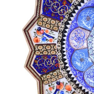 ساعت میناکاری مدل دست ساز خورشیدی کد 35