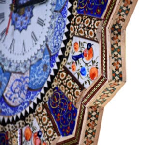 ساعت میناکاری مدل دست ساز خورشیدی کد 35