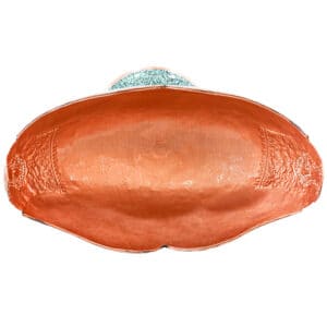 کشکول فیروزه کوبی مدل شبکه بری و قلم زنی سوپر کد 42p40