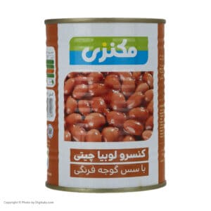 کنسرو لوبیا چیتی با سس گوجه فرنگی مکنزی - 380 گرم