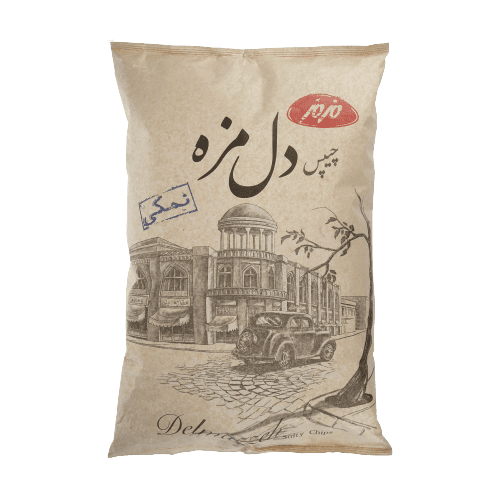 چیپس دل مزه مزمز با طعم نمک – 450 گرم