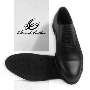 کفش مردانه چرم عطارد مدل چرم طبیعی کد SH40