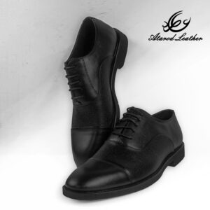 کفش مردانه چرم عطارد مدل چرم طبیعی کد SH40