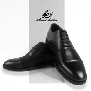 کفش مردانه چرم عطارد مدل چرم طبیعی کد SH40