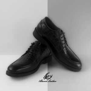 کفش مردانه چرم عطارد مدل چرم طبیعی کد SH22