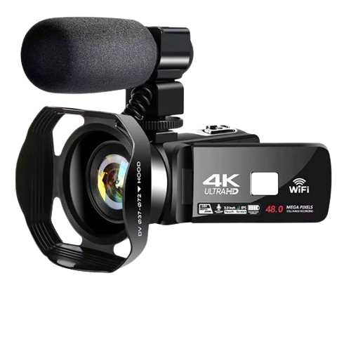 دوربین فیلم برداری مدل 4K 48MP 30FPS 18X-V4G