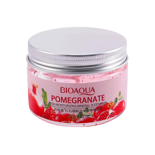 ماسک صورت بایو آکوا مدل pomegranate حجم 120 میلی لیتر