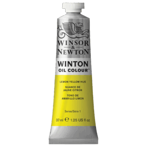رنگ روغن وینزور اند نیوتون مدل LEMON YELLOW HUE 26 حجم 37 میلی لیتر