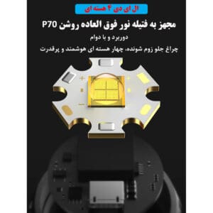 چراغ پیشانی مدل W643