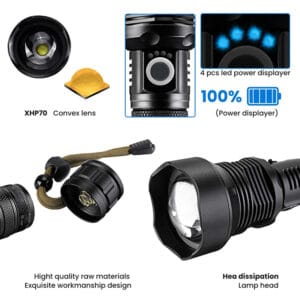 چراغ قوه دستی اسمال سان مدل ZY-S36-2