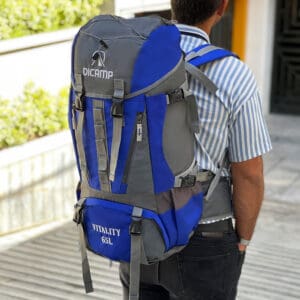کوله پشتی کوهنوردی 65 لیتری دیکمپ مدل Mountain Pro DMP65A به همراه کیف دوشی