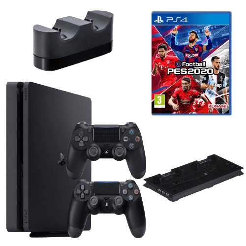 مجموعه کنسول بازی سونی مدل Playstation 4 Slim ریجن 2 کد CUH-2216B ظرفیت 1 ترابایت