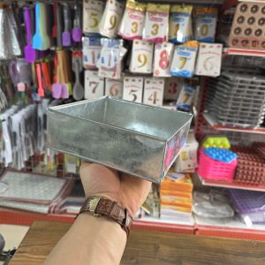قالب کیک مربع گالوانیزه ۱۹سانتی