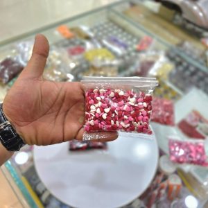 ترافل قلب میکس (صورتی-سفید)