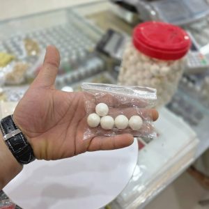 مروارید خوراکی تزئینی ( سفید صدفی خیلی بزرگ )