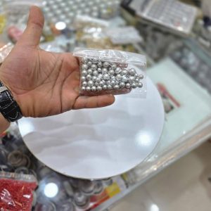 مروارید خوراکی تزئینی ( نقره ای بزرگ )