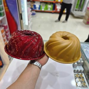 قالب کیک تفلون طرح پیچ شیفون دار