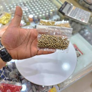 مروارید خوراکی تزئینی ( طلایی متوسط )