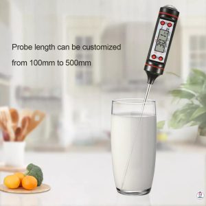 دماسنج مایعات دیجیتال — اندازه‌گیری دقیق دما برای آشپزی، قنادی