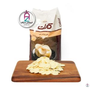 شکلات سکه ای سفید کارات بسته 5کیلویی