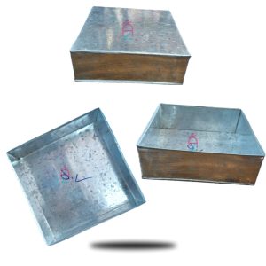 قالب کیک مربع گالوانیزه ۱۹سانتی