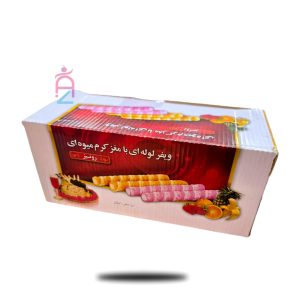 ویفر لوله ای ( شوکورول ) با مغز کرم میوه ای