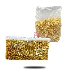 مروارید خوراکی تزئینی ( طلایی ریز شنی )