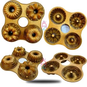 قالب کیک چدنی ۴خانه اعلا