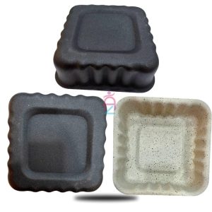 قالب کیک طرح شارلوت مربع کف برجسته