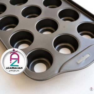 قالب مافین تفلون کف جدا 12 خانه گرد
