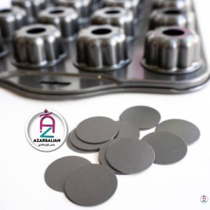 قالب مافین تفلون کف جدا 24 خانه طرح گل