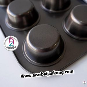 قالب مافین تفلون گرد 6 خانه