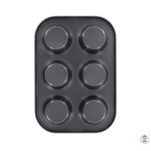 قالب مافین تفلون گرد 6 خانه