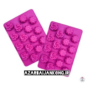 قالب سیلیکون رز و آفتابگردان