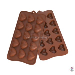 قالب سیلیکون شکلات قلب
