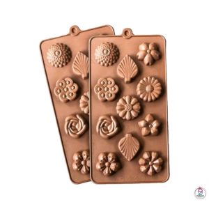 قالب سیلیکون شکلات گل مخلوط