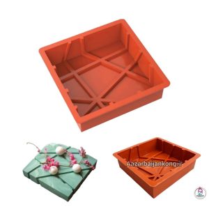 قالب سیلیکون هندسی طرح بلوک (سه بعدی)