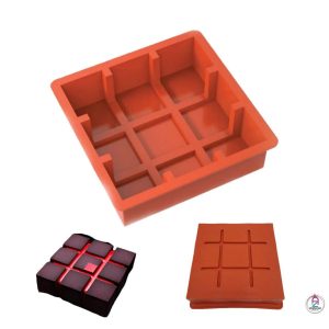 قالب سیلیکون هندسی طرح مکعب (سه بعدی)