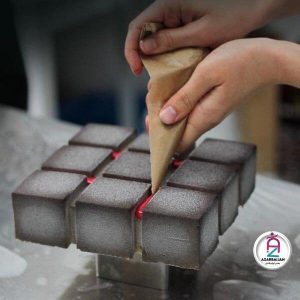قالب سیلیکون هندسی طرح مکعب (سه بعدی)