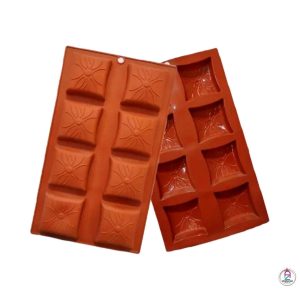 قالب سیلیکون مکعب طرحدار 8 خانه