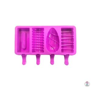 قالب سیلیکون بستنی (پاپسیکل) 4طرح خطدار