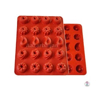 قالب سیلیکون حلوایی شیفوندار 12 خانه