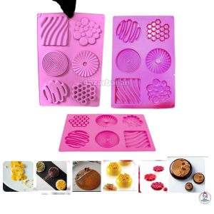 قالب سیلیکون دکوتارت 6 خانه 6 طرح