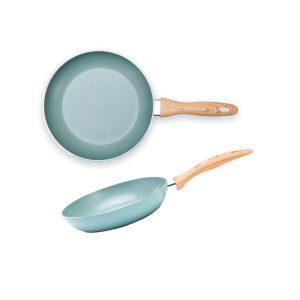 تابه چدن دسته چوبی وارداتی دایره